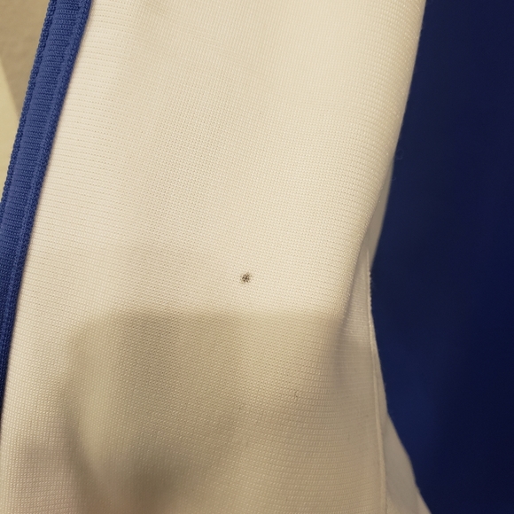 Adidas multi color track jacket, size XL, Blue & white. - Picture 6 of 6